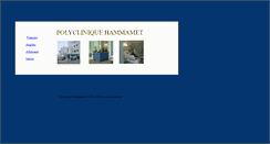 Desktop Screenshot of polycliniquehammamet.com